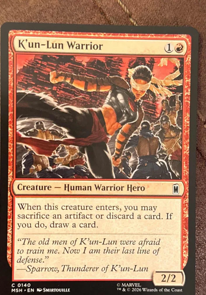 K'un-Lun Warrior · March of the Machine · #0140