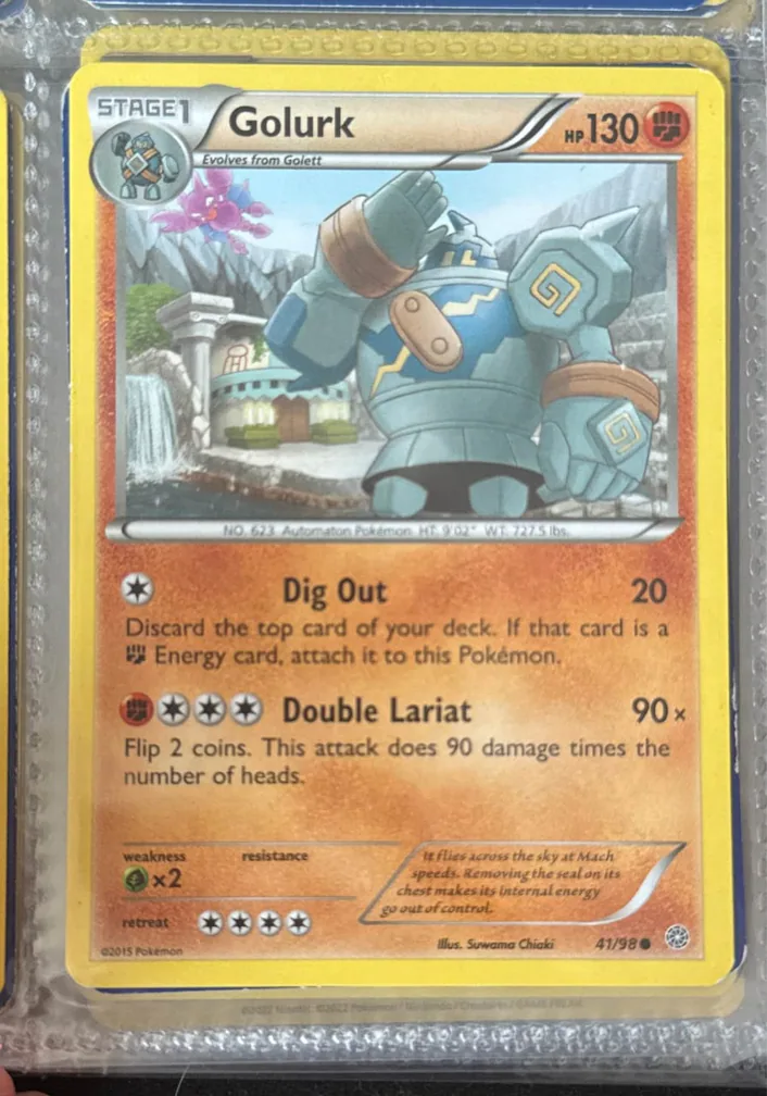 Golurk 2015 Pokemon XY Ancient Origins