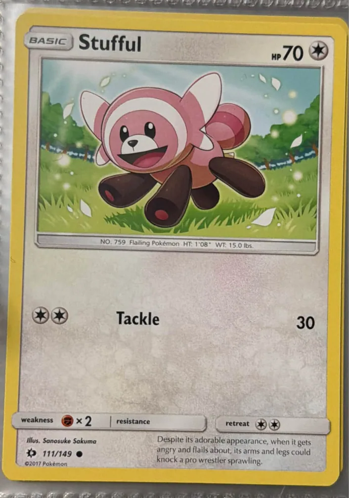 Stufful 2017 Pokemon Sun & Moon