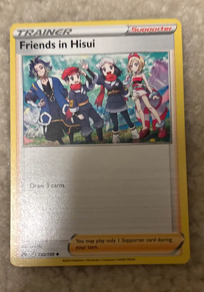 Friends in Hisui 2023 Pokemon Crown Zenith