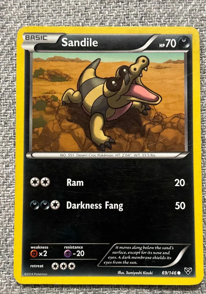 Sandile 2014 Pokemon XY