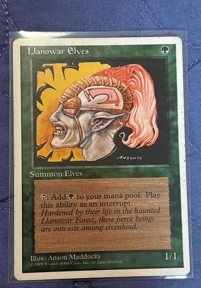 Llanowar Elves · Alpha · #123/302