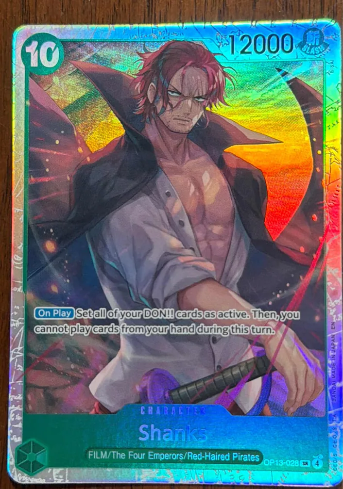 Shanks · FILM/The Four Emperors/Red-Haired Pirates · #OP13-028