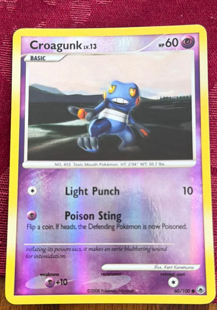 Croagunk 2008 Pokemon Diamond & Pearl Majestic Dawn