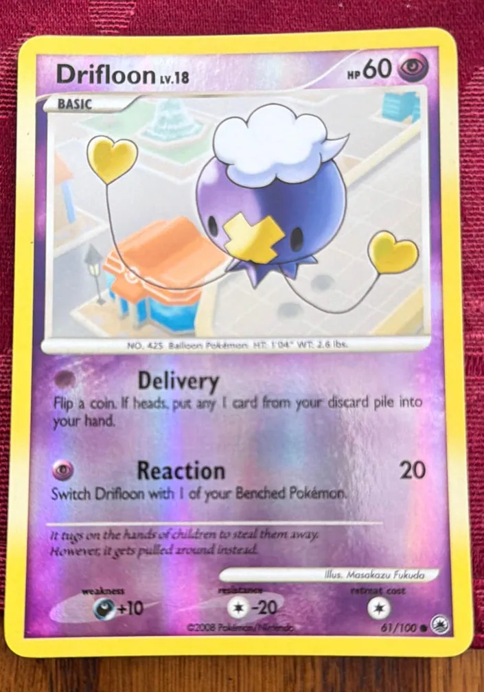 Drifloon 2008 Pokemon Diamond & Pearl Majestic Dawn