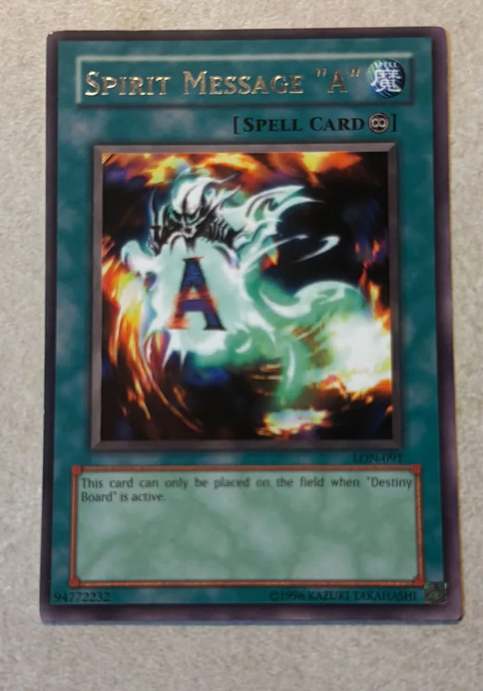Spirit Message "A" · Legend of Nightmare · #LON-091