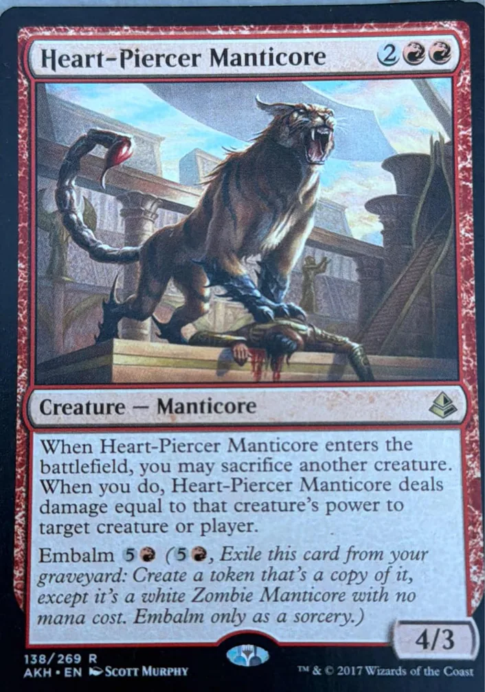 Heart-Piercer Manticore · Amonkhet · #138/269