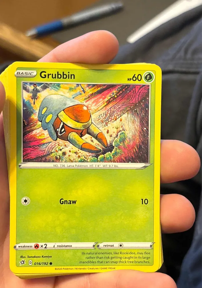 Grubbin 2020 Pokemon Sword & Shield Rebel Clash